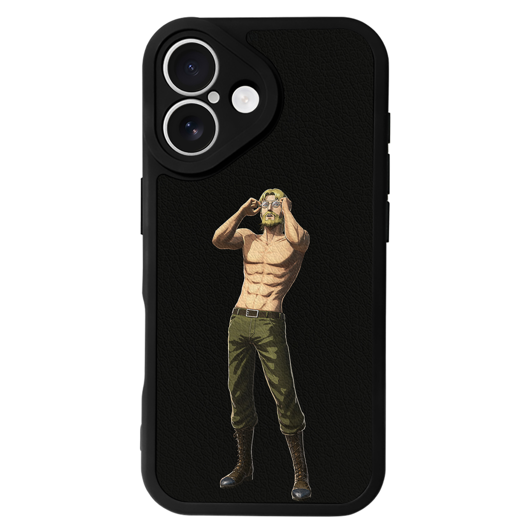（画像用） 進撃の巨人 Attack on Titan 【iPhone 16シリーズ対応】シリコンスマホケース（レザー調） 材質：シリコン
